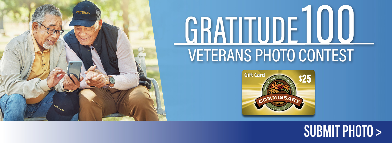 Gratitude 100 Veterans Photo Contest: Submit Photo