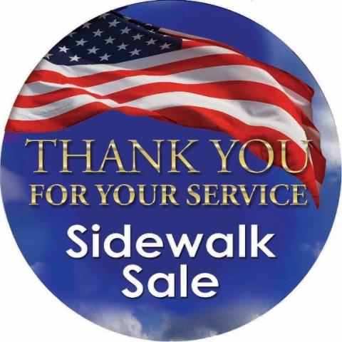 Thank You for Your Service Sidewalk Sale image Thumbnail