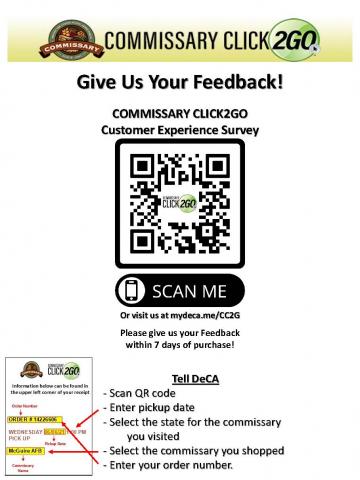 Commissary CLICK2GO survey graphic Thumbnail