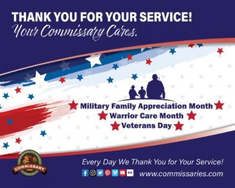 'Thank you for your service' graphic Thumbnail