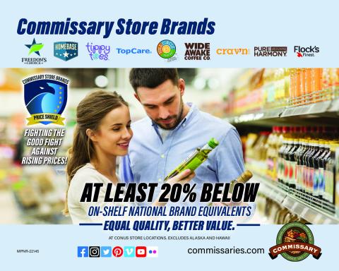 Commissary Store Brands Price Shield Event graphic Thumbnail