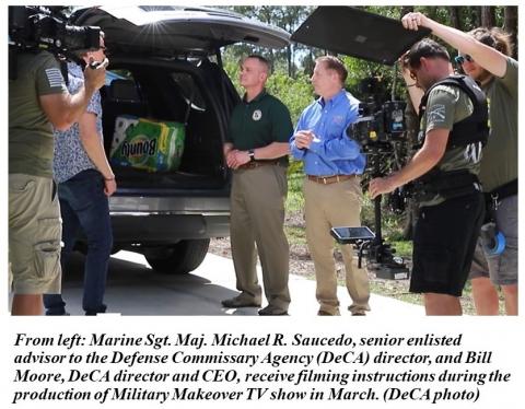 Screenshot of DeCA director and SgtMaj Thumbnail