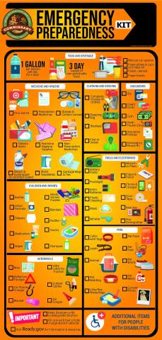 Emergency preparedness kit graphic Thumbnail