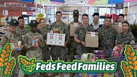 Service members supporting Feeds feed Families