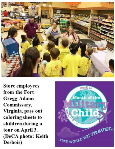 Month of Military Child at Fort Gregg-Adams Commissary
