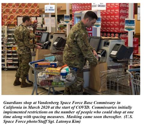 Guardians shopping in Vandenberg Commissary