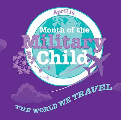 Month of the Military Child graphic