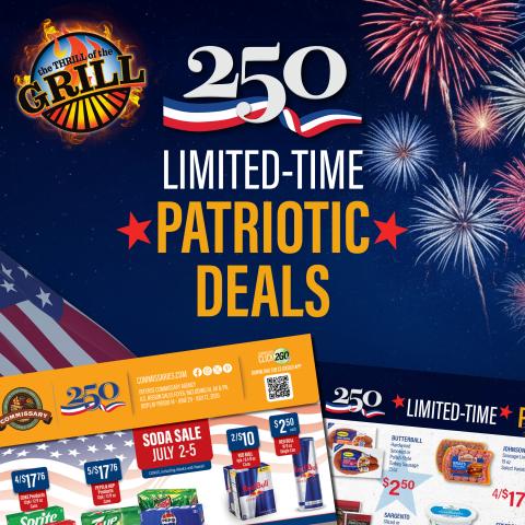 Thrill of the Grill 250, Limited-Time Patriotic Deals