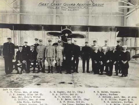 First Coast Guard Aviation Group from 1915. 