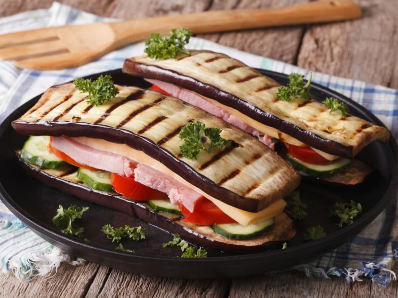 Grilled Eggplant Sandwiches Thumbnail