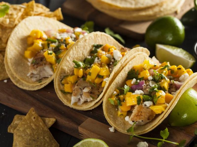 Fish Tacos with Corn Salsa Thumbnail