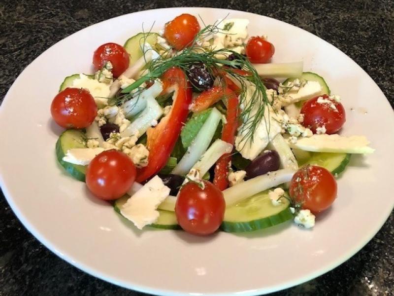 Greek Salad with Fennel Thumbnail