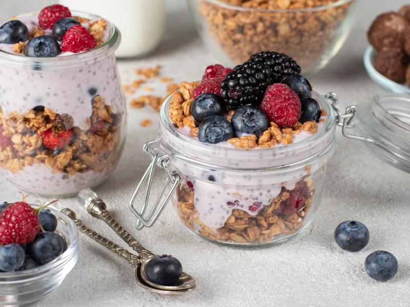 Protein Packed Berry Bowls